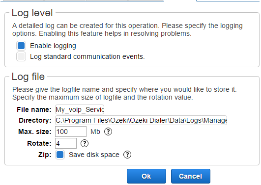 configurable logging configurable logging
