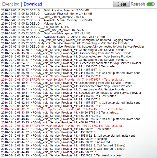 detailed logging detailed logging