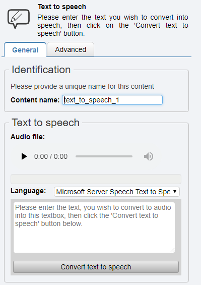 text to speech text to speech