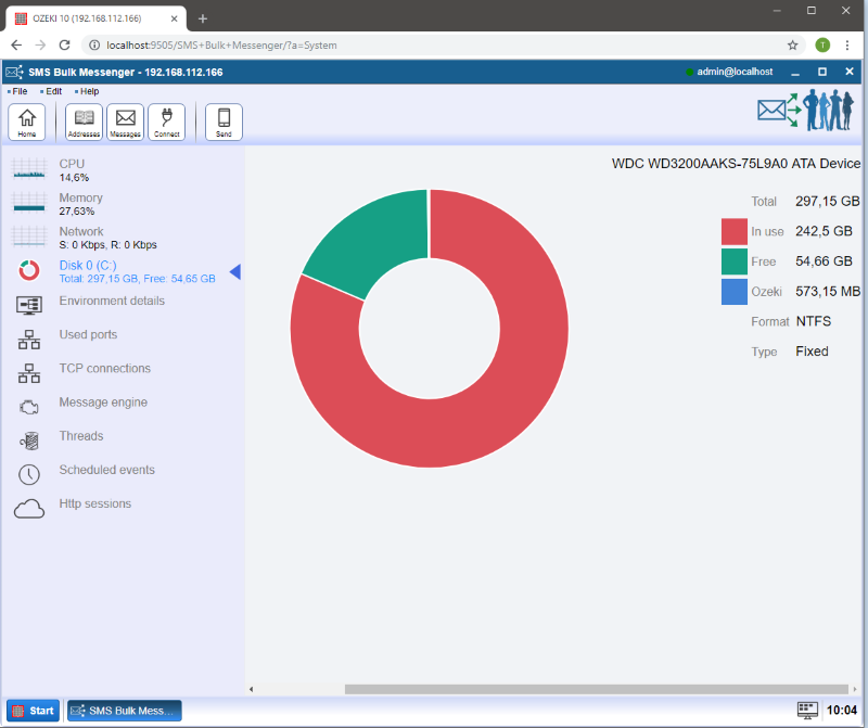 disk usage disk usage