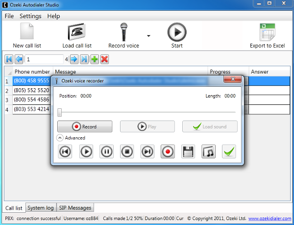 record a message record a message