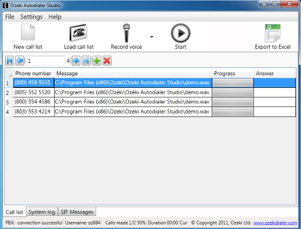 uploaded phone numbers in call list uploaded phone numbers in call list