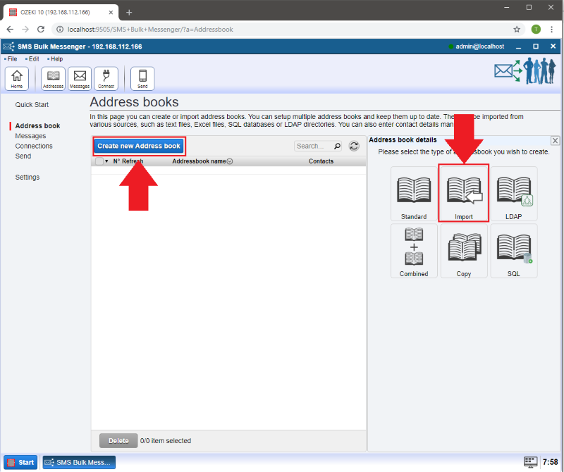 import address book import address book