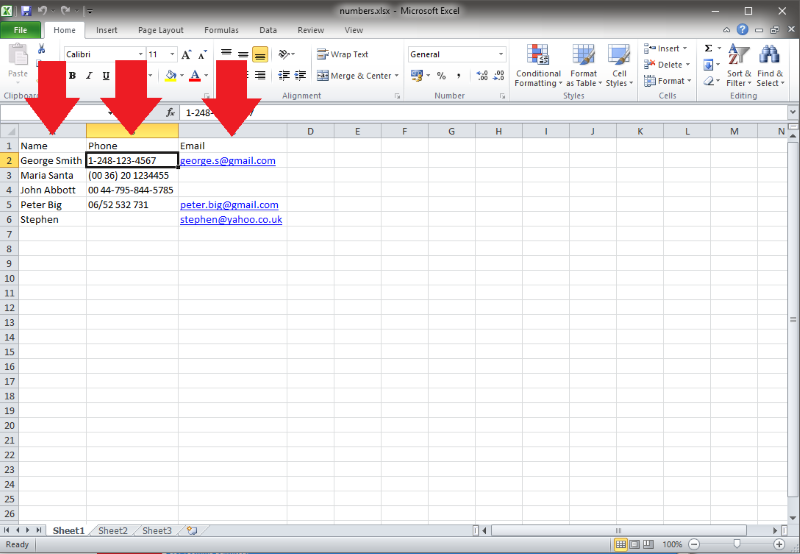 create an excel document create an excel document