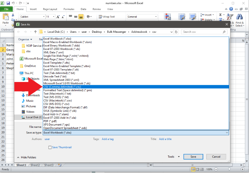 select format type select format type