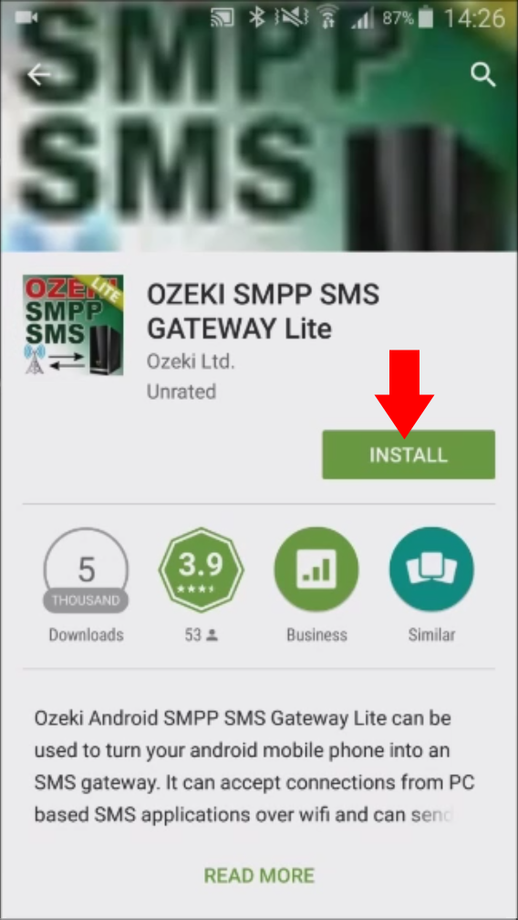 installing ozeki smpp sms gateway from the play store installing ozeki smpp sms gateway from the play store