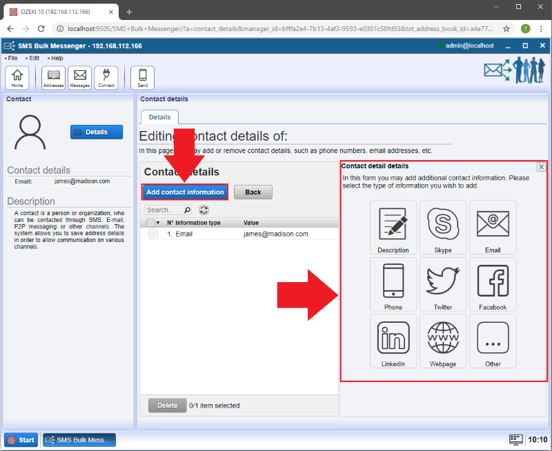 adding further information to your contact adding further information to your contact