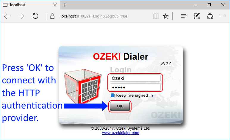 log into ozeki bulk messenger using the http authentication provider log into ozeki bulk messenger using the http authentication provider
