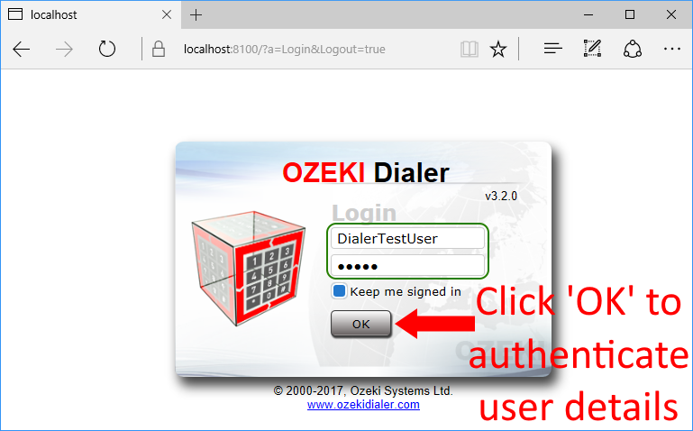 logging into ozeki bulk messenger using user details added to your sql table the password is hashed logging into ozeki bulk messenger using user details added to your sql table the password is hashed